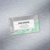 水彩色ブロック マグネット名刺 (インサイチュ)