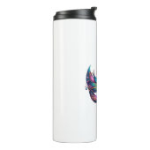 水彩色マルディグラスマスクカーニバル タンブラー (回転左)