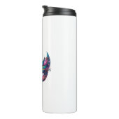 水彩色マルディグラスマスクカーニバル タンブラー (回転右)