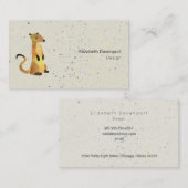 水彩色メルカートオンザベージュプロフェッショナル 名刺 (正面/裏面)