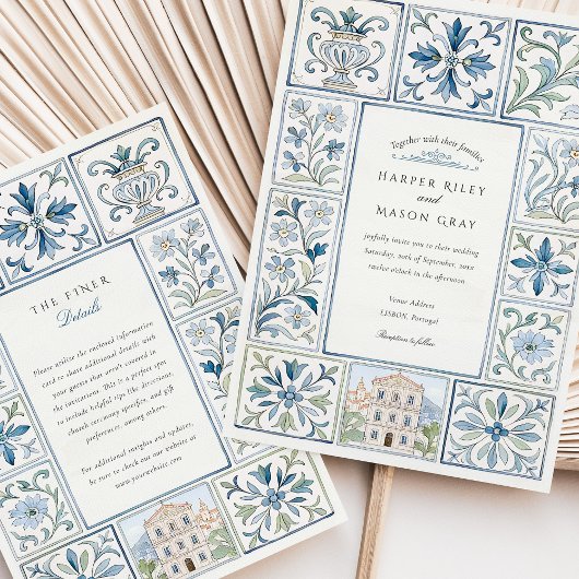 水彩色リスボンハンドア絵を描ズレ結婚ヨス 招待状