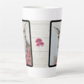 水彩色ロバラテカップ カフェラテマグ (正面)