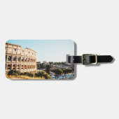 水彩色ローマ旅行先ラゲッジタグ ラゲッジタグ (正面横)