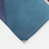 水彩色彩の鮮やか抽象芸術幾何学模様 フリースブランケット (角)