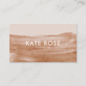 水彩色抽象芸術保保 名刺 (正面)