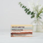 水彩色抽象芸術保保 名刺 (スタンド正面)