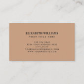 水彩色抽象芸術保保 名刺 (裏面)