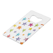 水彩色星 クレジットカード栓抜き (裏面アングル)