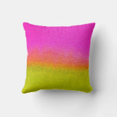 水彩色混搭 - 粉色和绿色渐变 クッション (裏面)