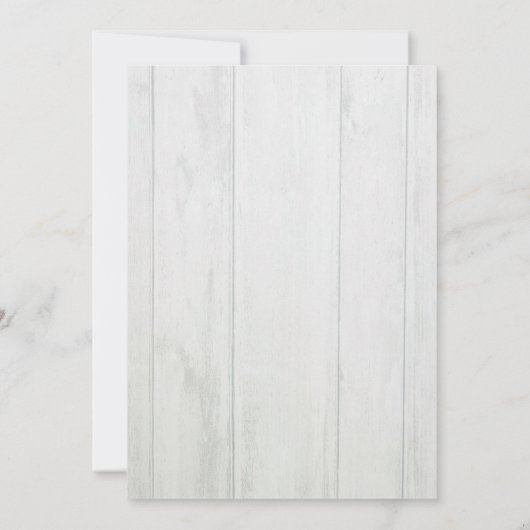 水彩色結婚春ブーケデクページ招待状 招待状 (裏面)