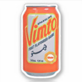 水彩色絵画のVimto Can Arab シール (正面)
