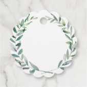 水彩色葉のサルド！プレゼントラベル フェイバータグ (裏面)