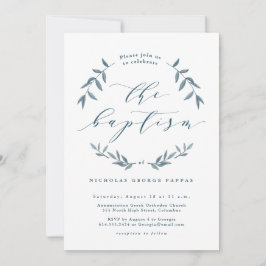 水彩色葉のバプテスマ