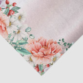 水彩芍薬の花のティッシュペーパー 薄葉紙 (詳細)