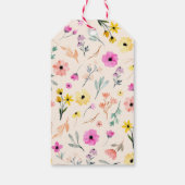 水彩花ありがとう ギフトタグ (裏面)