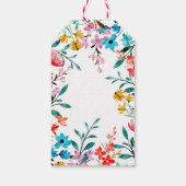 水彩花ありがとう ギフトタグ (裏面)