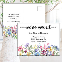 水彩花お知らせ ポストカード