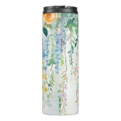 水彩花つる付き植物 タンブラー (裏面)