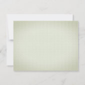 水彩花とポルカドットのリハーサルディナー 招待状 (裏面)