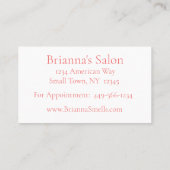 水彩花と実縁ど果 名刺 (裏面)