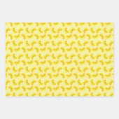 水彩花と蝶 ラッピングペーパーシート (正面3)