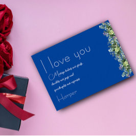 水彩花の植物性ラブハキおもしろいキ シーズンカード