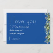 水彩花の植物性ラブハキおもしろいキ シーズンカード (正面)