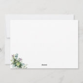 水彩花の植物性ラブハキおもしろいキ シーズンカード (裏面)