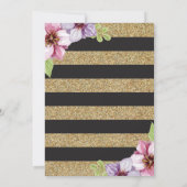 水彩花の母の日ブランチ招待状 招待状 (裏面)