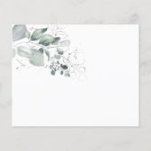 水彩花の結婚アドバイスカードシャワー チラシ (裏面)