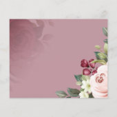 水彩花の結婚アドバイスカードシャワー チラシ (裏面)