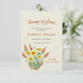 水彩花の計画変更発表 出欠カード (スタンド正面)