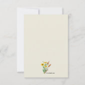 水彩花の計画変更発表 出欠カード (裏面)