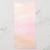 水彩花びら&プロセッコ夏ブライダルシャワー メニュー (裏面)