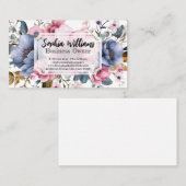 水彩花アレンジメント 名刺 (正面/裏面)