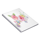 水彩花アート ノートブック (右側)