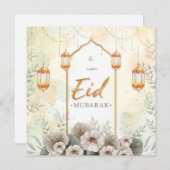 水彩花イードムバラクホリデーカード シーズンカード (正面/裏面)