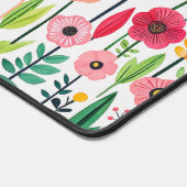 水彩花エレガント名 デスクマット (コーナー)