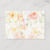 水彩花エレガント小詳細 エンクロージャーカード (裏面)