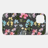 水彩花カラフルヴィンテージ Case-Mate iPhoneケース (裏面 (横))