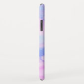 水彩花カラフル柄モノグラム名 Case-Mate iPhoneケース (裏面/右)