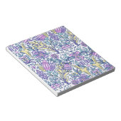 水彩花カラフル自然エレガント ノートパッド (アングル)