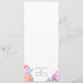 水彩花ガーデンフローラ | 結婚s プログラム (裏面)