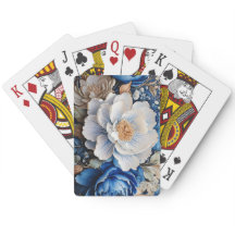 水彩花クラシックトランプ