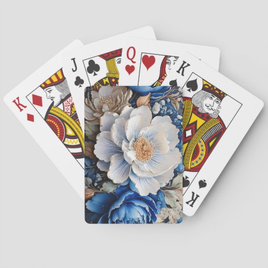 水彩花クラシックトランプ トランプ (裏面)