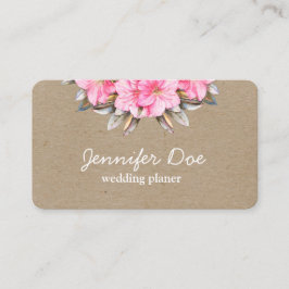 水彩花クラフト名刺 名刺