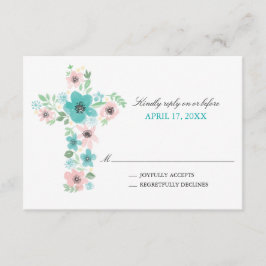 水彩花クロス最初の聖餐式 出欠カード