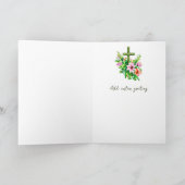 水彩花クロス オーダーメイド イースター シーズンカード (内部)