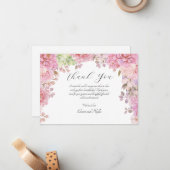 水彩花サンキューカード ノートカード (正面/裏面インサイチュ)