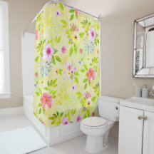 水彩花シームレスパターンI +あなたのアイディア